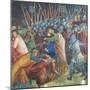 Kiss of Judas, Scene from Stories of New Testament, 1350-1380-Barna da Siena-Mounted Giclee Print