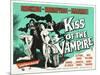 Kiss of the Vampire, 1963-null-Mounted Giclee Print