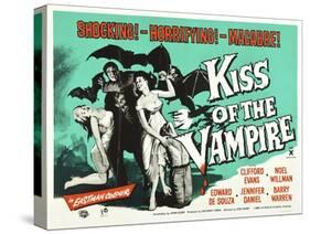 Kiss of the Vampire, 1963-null-Stretched Canvas