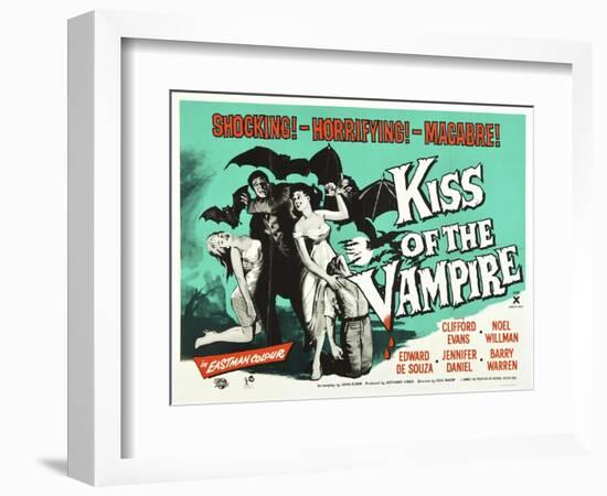 Kiss of the Vampire, 1963-null-Framed Giclee Print