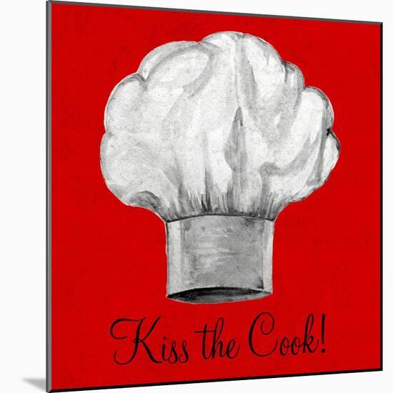 Kiss the Cook-Gina Ritter-Mounted Art Print