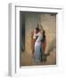 Kiss-Francesco Hayez-Framed Art Print