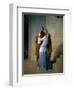 Kiss-Francesco Hayez-Framed Art Print