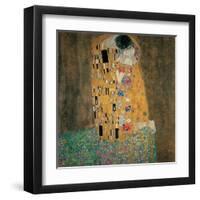 Kiss-Gustav Klimt-Framed Art Print