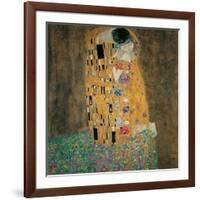 Kiss-Gustav Klimt-Framed Art Print