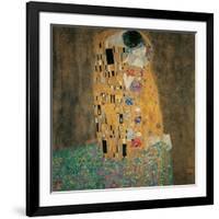 Kiss-Gustav Klimt-Framed Art Print