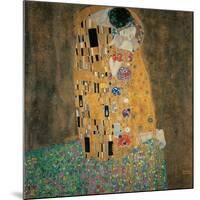 Kiss-Gustav Klimt-Mounted Art Print