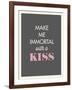 Kiss-null-Framed Art Print