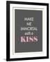 Kiss-null-Framed Art Print