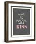 Kiss-null-Framed Art Print