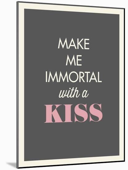 Kiss-null-Mounted Art Print