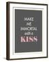 Kiss-null-Framed Art Print