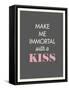 Kiss-null-Framed Stretched Canvas
