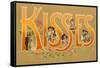 Kisses, Couples-null-Framed Stretched Canvas