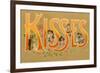 Kisses, Couples-null-Framed Premium Giclee Print