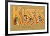 Kisses, Couples-null-Framed Premium Giclee Print