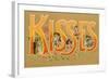 Kisses, Couples-null-Framed Art Print