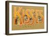 Kisses, Couples-null-Framed Art Print