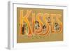 Kisses, Couples-null-Framed Art Print