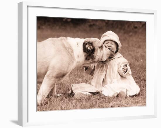 Kisses N Licks-Betsy Cameron-Framed Art Print