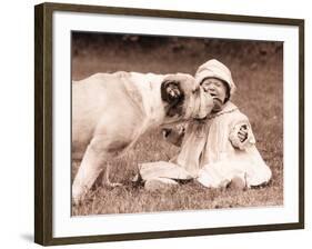 Kisses N Licks-Betsy Cameron-Framed Art Print