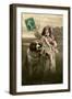 'Kisses' Postcard, 1911-French Photographer-Framed Photographic Print