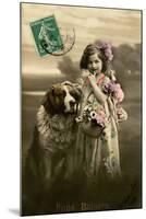 'Kisses' Postcard, 1911-French Photographer-Mounted Photographic Print