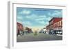 Kissimmee, Florida - Business Section View-Lantern Press-Framed Art Print