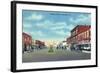 Kissimmee, Florida - Business Section View-Lantern Press-Framed Art Print