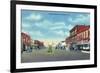 Kissimmee, Florida - Business Section View-Lantern Press-Framed Premium Giclee Print