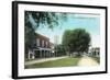 Kissimmee, Florida - View Down Broadway-Lantern Press-Framed Art Print