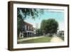 Kissimmee, Florida - View Down Broadway-Lantern Press-Framed Art Print