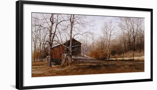 Kissin' Bridge-Ray Hendershot-Framed Art Print