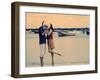 Kissing Couple at Playa de las Teresitas, Tenerife, Canary Islands, Spain-Michele Westmorland-Framed Photographic Print