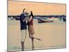 Kissing Couple at Playa de las Teresitas, Tenerife, Canary Islands, Spain-Michele Westmorland-Mounted Photographic Print