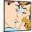 Kissing Couple III-null-Mounted Art Print