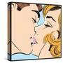 Kissing Couple III-null-Stretched Canvas