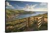 Kissing Gate on the South West Coast Path Near Crackington Haven, Cornwall, England-Adam Burton-Stretched Canvas