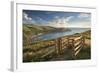 Kissing Gate on the South West Coast Path Near Crackington Haven, Cornwall, England-Adam Burton-Framed Photographic Print