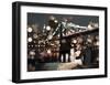 Kissing in a NY Night-Dianne Loumer-Framed Giclee Print