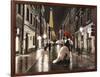 Kissing in Paris-Pierre Benson-Framed Art Print