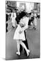 Kissing on VJ Day-Alfred Eisenstaedt-Mounted Poster