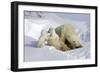 Kissing Polar Bear Cubs-Howard Ruby-Framed Premium Photographic Print