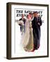 "Kissing the Best Man," Saturday Evening Post Cover, June 5, 1937-Albert W. Hampson-Framed Premium Giclee Print