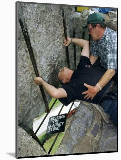 Kissing the Blarney Stone, County Cork, Munster, Eire (Republic of Ireland)-Julia Bayne-Mounted Photographic Print
