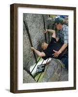 Kissing the Blarney Stone, County Cork, Munster, Eire (Republic of Ireland)-Julia Bayne-Framed Photographic Print