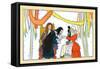 Kissing The Lady's Hand-Maud & Miska Petersham-Framed Stretched Canvas