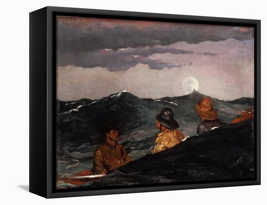 Kissing the Moon, 1904 (Oil on Canvas)-Winslow Homer-Framed Stretched Canvas