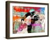 Kissing the War Goodbye 2.0-Eric Chestier-Framed Giclee Print