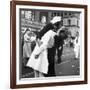 Kissing the War Goodbye in Times Square, 1945, II-Victor Jorgensen-Framed Art Print